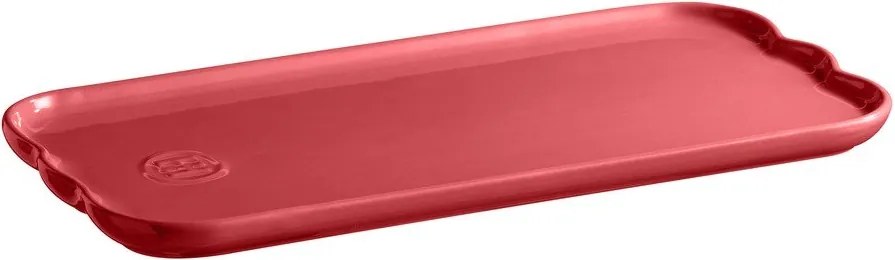 Svetloružový servírovací keramický tanier Madeleine – Emile Henry