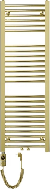 Mexen Ares, elektrické vykurovacie teleso 1200x400 mm + vykurovacia tyč 300 W, zlatá lesklá, W102-1200-400-2300-50