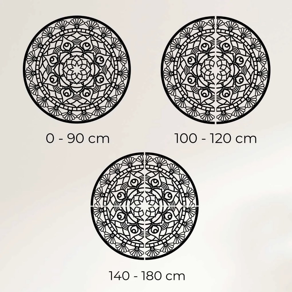SENTOP | Drevená mandala na stenu – Symbol harmónie a pozitívnej energie I SENTOP PR0176