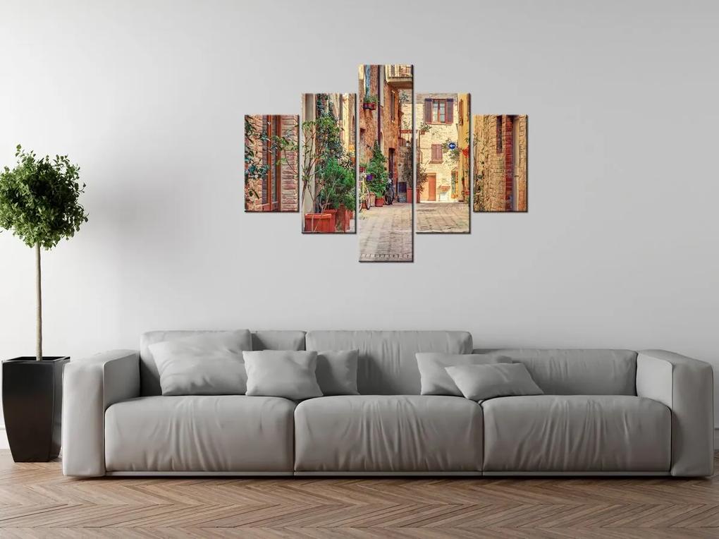 Gario Obraz na plátne Stará cestička v Toskánsku Veľkosť: 100 x 70 cm