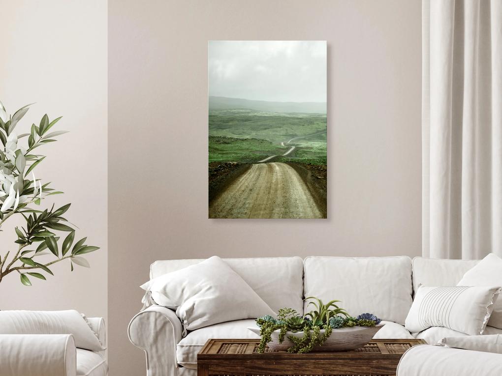 Artgeist Obraz - Road Across the Plains (1 Part) Vertical Veľkosť: 80x120, Verzia: Premium Print