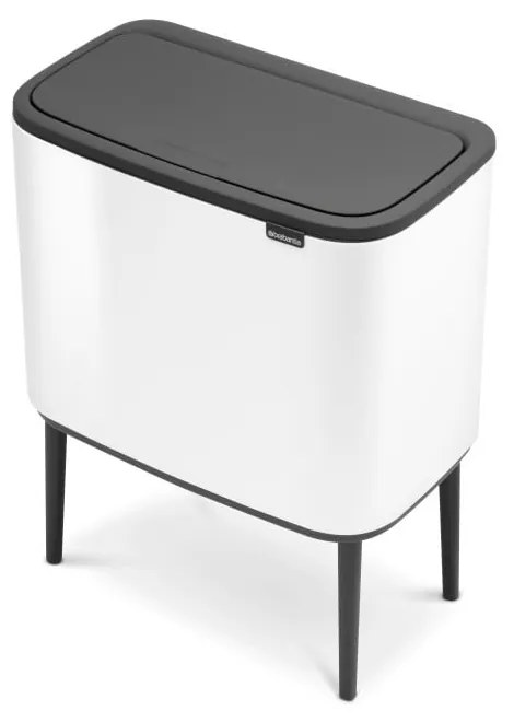 Biely dotykový oceľový odpadkový kôš 36 l Bo Touch Bin – Brabantia