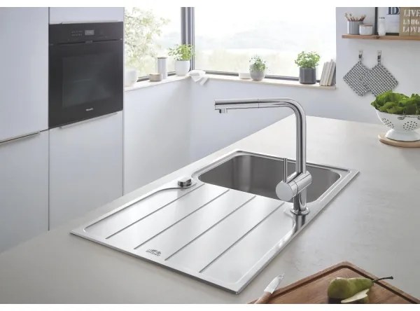 GROHE 32168000 - Drezová batéria A lesklý chróm
