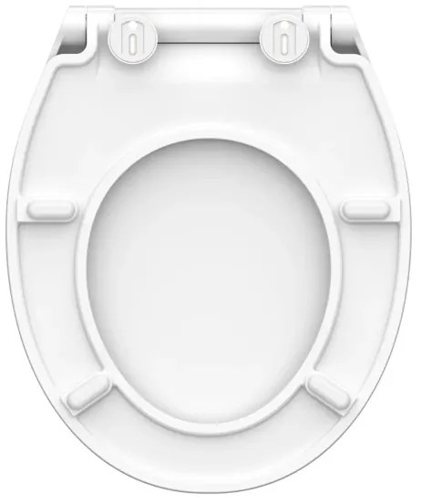 Schütte 82700 - WC sedadlo SLIM WHITE SoftClose z duroplastu