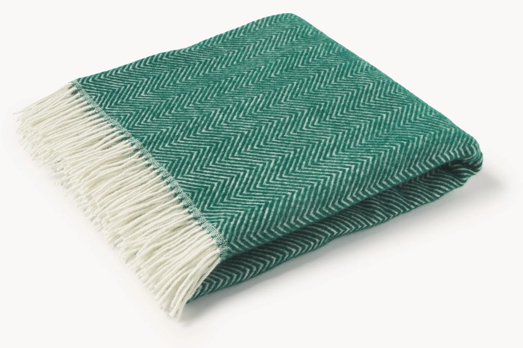 Vlnená deka so strapcami Tirol