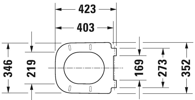 Duravit Happy D.2 - WC sedátko so SoftClose, biela 0064590000