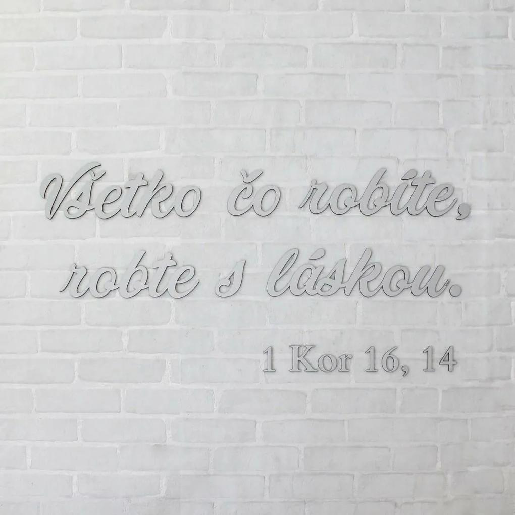 DUBLEZ | Drevený citát z Biblie - nálepka na stenu