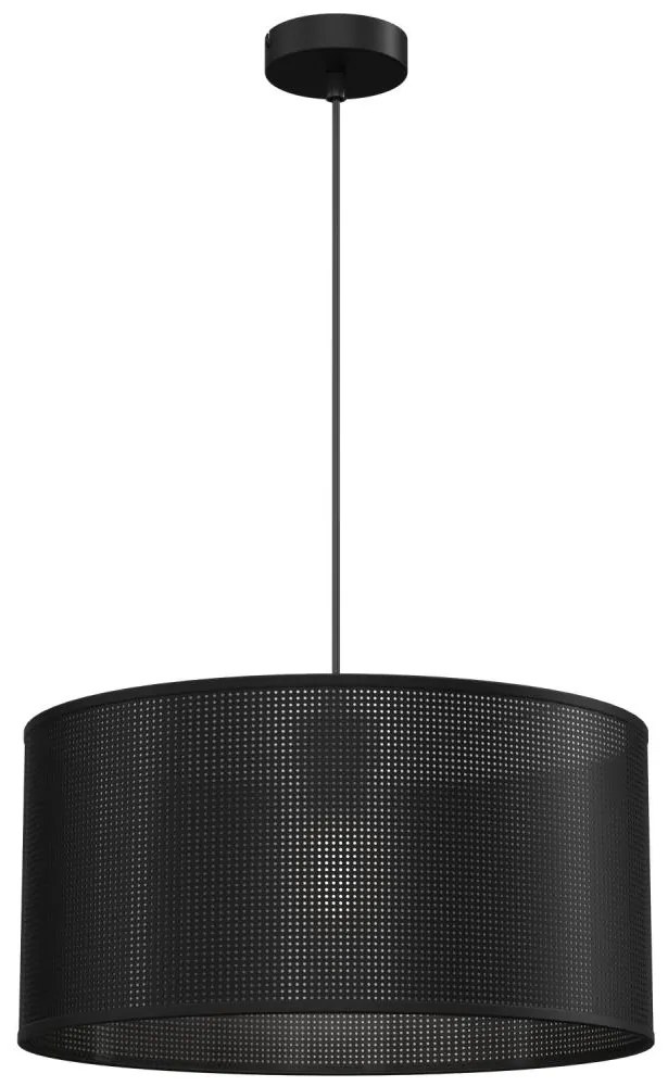 Luster na lanku LOFT SHADE 1xE27/60W/230V pr. 40 cm čierna