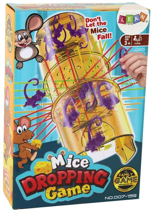 Lean Toys Arkádová hra – padajúce myši