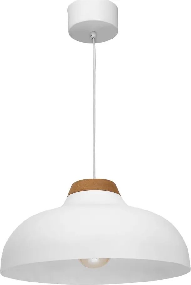 Luster na lanku BURGOS 1xE27/60W/230V biela