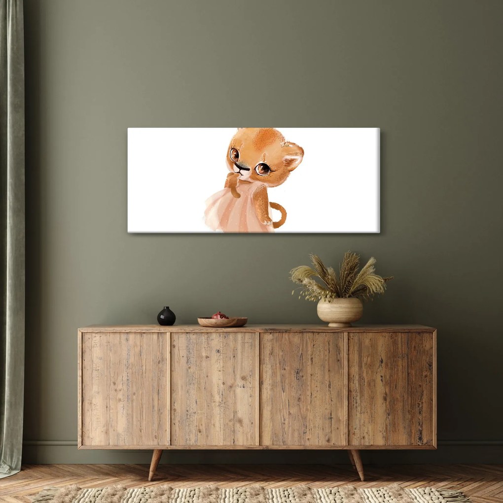 Obraz - Akvarelové zvieratko N⁰6 (120x50 cm)