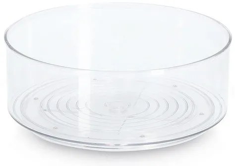 Zeller Present Otočný organizér, Zeller COMPACTA - transparentní, pr. 23 x 9 cm