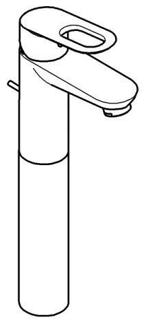 GROHE 32856000 - Umývadlová batéria BAULOOP 12” lesklý chróm