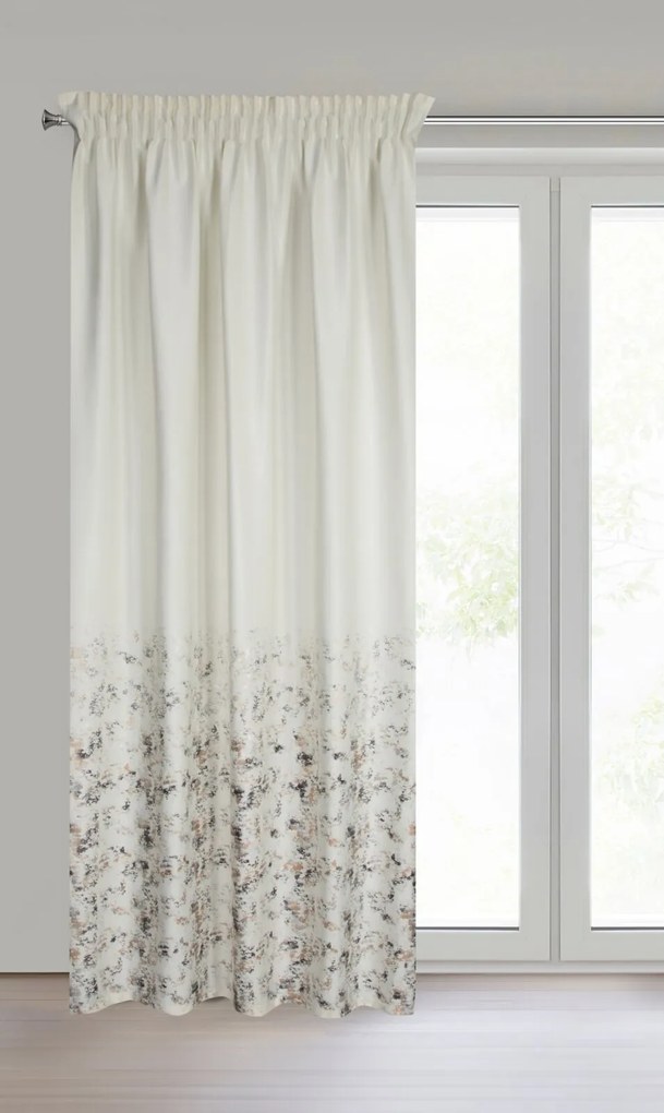 ZATEMŇOVACÍ ZÁVES NA PÁSKE MARIELA 140X270 CM VZOROVANÁ