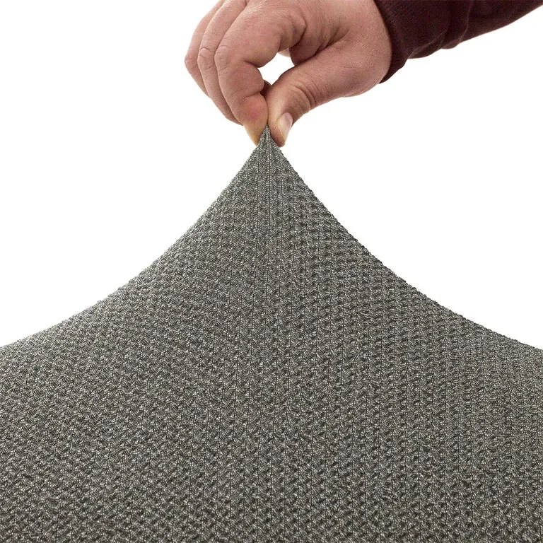 Super strečové poťahy HARMONIA šedá trojkreslo (š. 180 - 230 cm)