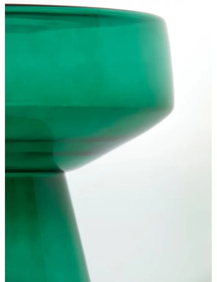 Sklenený okrúhly odkladací stolík ø 37 cm Dakwa – Light &amp; Living