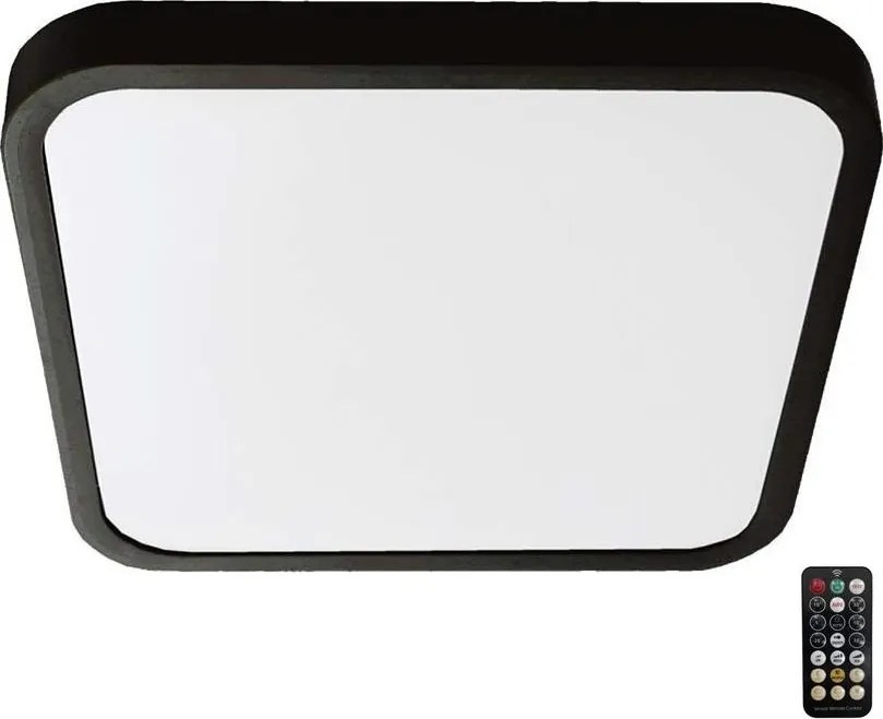 LED Kúpeľňové stropné svietidlo so senzorom LED/36W/230V 4000K IP44 čierna