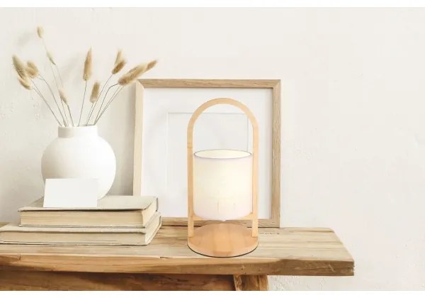 Globo 21506W - Stolná lampa NINJA 1xE14/40W/230V biela