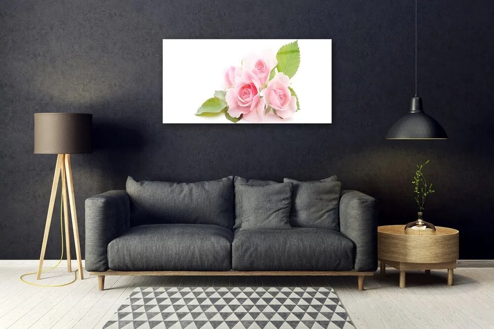 Obraz plexi Ruže kvety príroda 100x50 cm