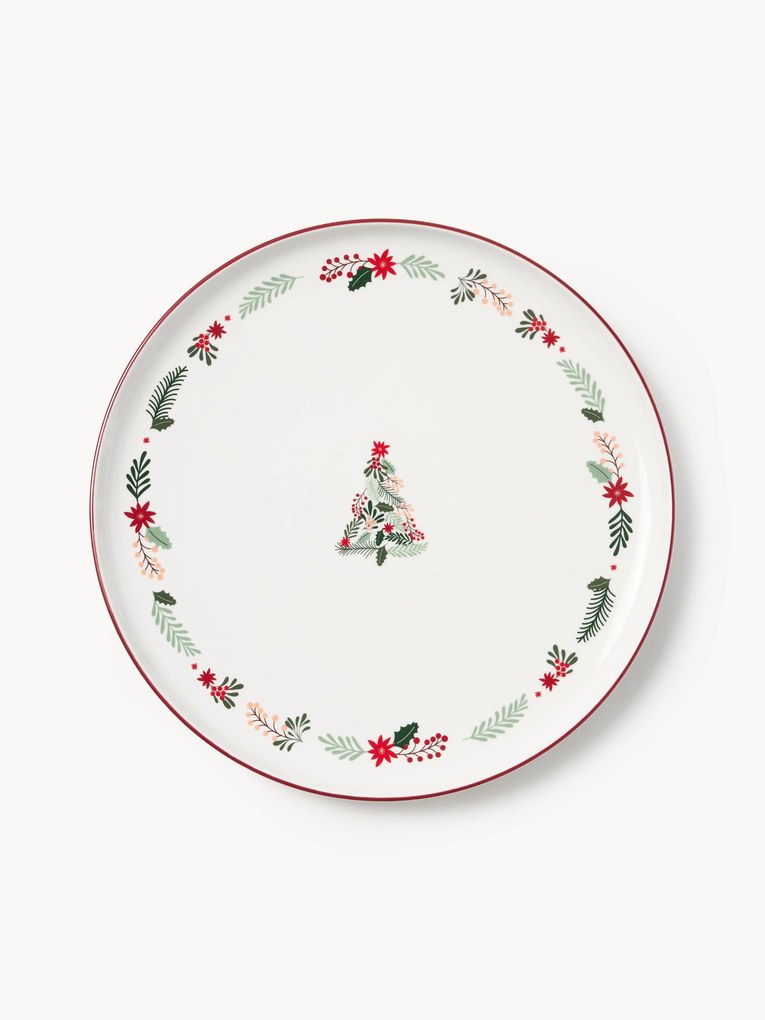 Vianočný porcelánový servírovací tanier Eve