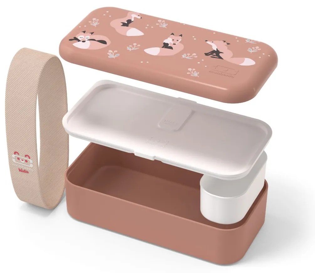 monbento Desiatový box Monbento Foodie Cinnamon Fox 500 ml