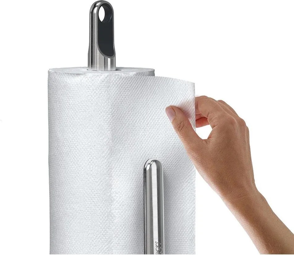 Tmavosivý plastový stojan na papierové utierky Hold – Joseph Joseph