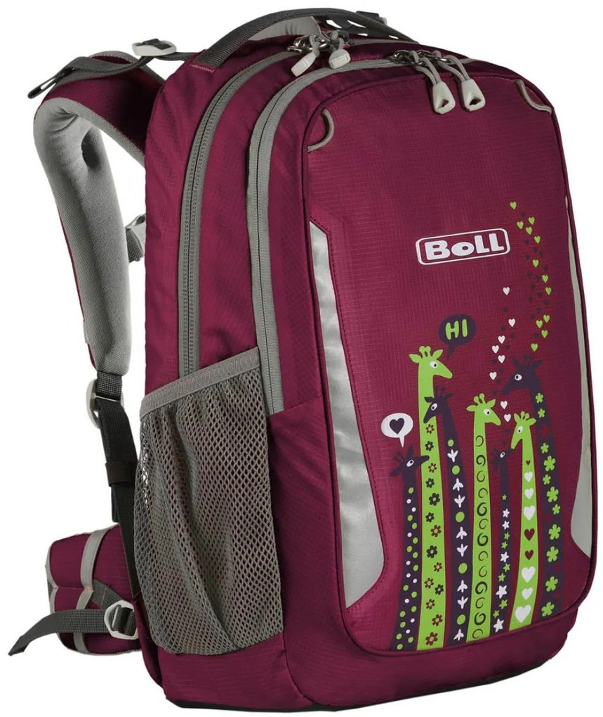 Školský batoh BOLL SCHOOL MATE 20 l Giraffe - boysenberry