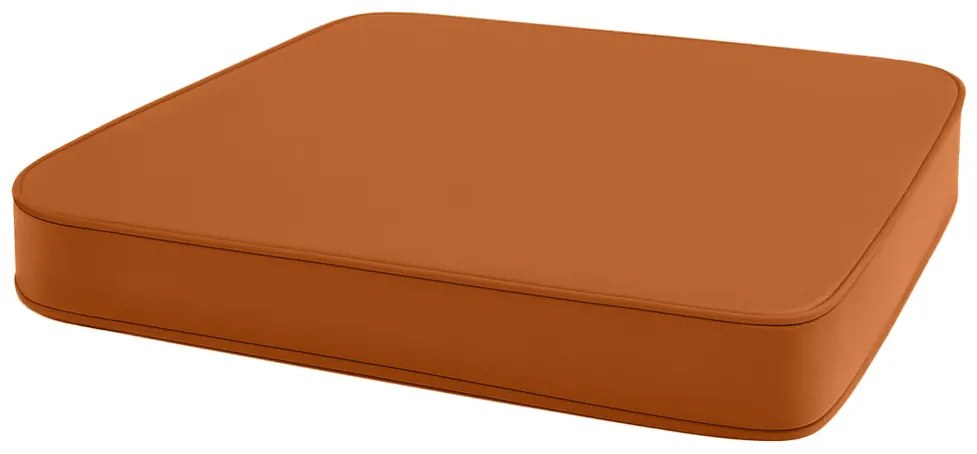 Vonkajší podsedák na stoličku VIREON 44x45 cm, hnedooranžový