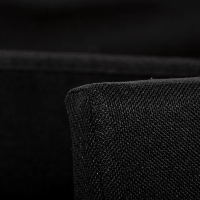 Autronic BONTEC Taburet s úložným priestorom, čierna, látka, TAB-462 BK2 Farba: Čierna