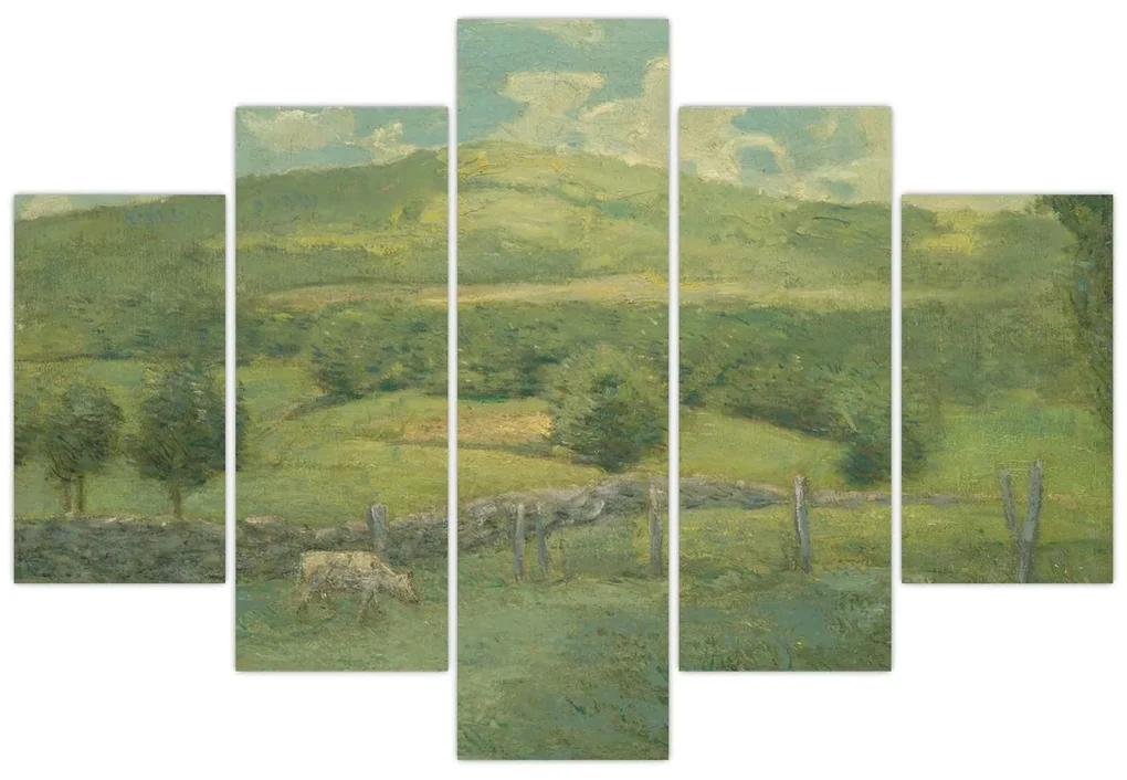 Obraz - Julian Alden Weir, Obweebetuck, reprodukcia (150x105 cm)