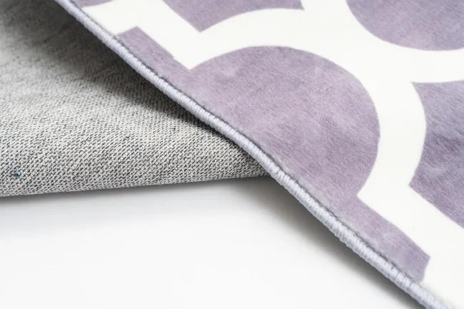 Protišmykový koberec NOVO maroko sivý