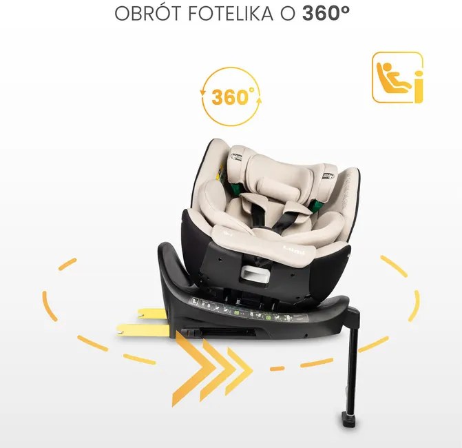 CARETERO AUTOSEDAČKA LUMI I-SIZE DARK GREY (40-150 cm)