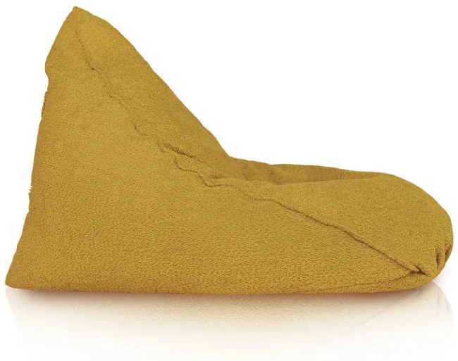 Sedací vak Bermudy horčicový bouclé
