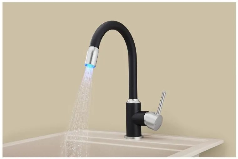 Livarno® Drezová LED batéria (saténovo čierna) (100393827)