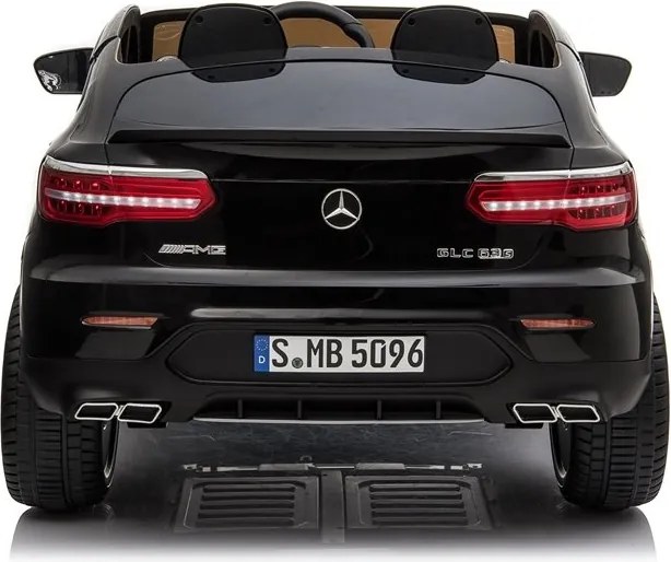 LEAN CARS Elektrické autíčko Mercedes GLC 63S MP4 čierne lakované