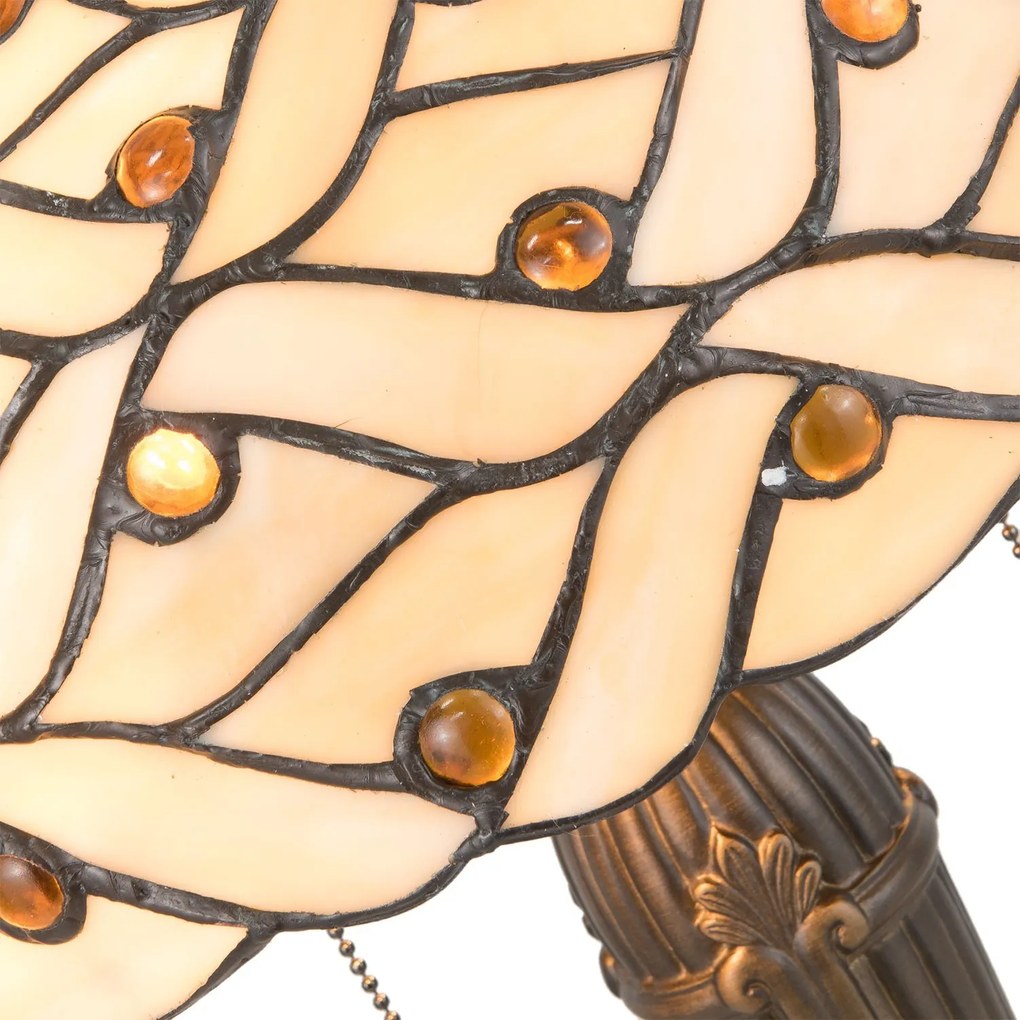 Stolná lampa Tiffany Joana - 30*51 cm 2x E27/40W