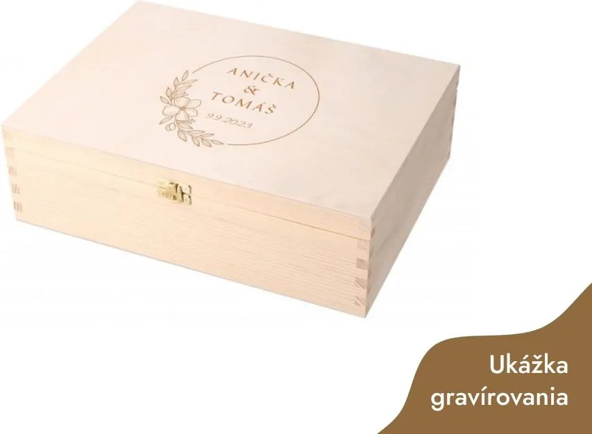 ČistéDrevo Drevená krabička II