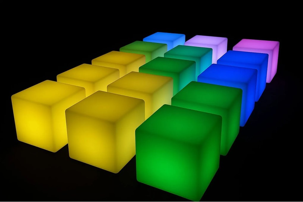Svietiaca LED guľa 50 cm