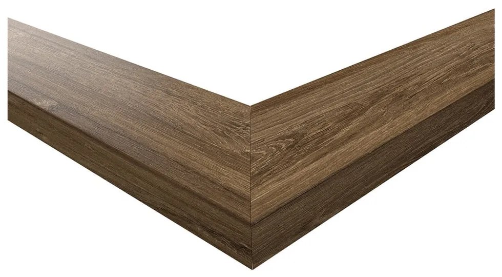 Nástenné zrkadlo v hnedom ráme Styler Jyvaskyla, 60 x 148 cm