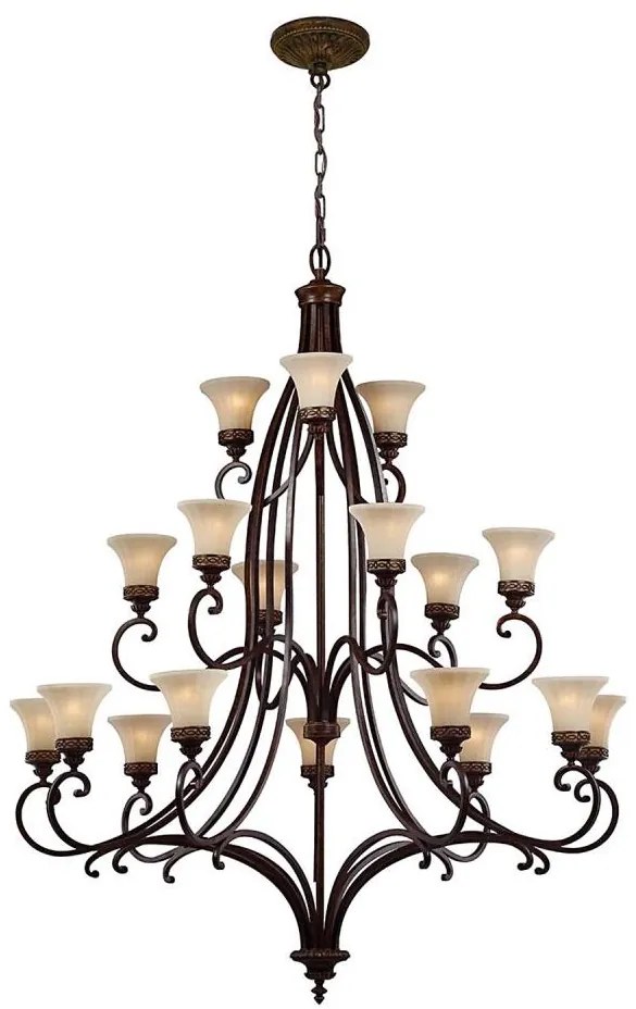 Feiss FE-DRAWING-ROOM18 - Luster na reťazi DRAWING ROOM 18xE27/60W/230V