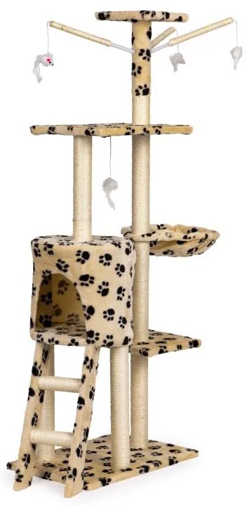 Škrabadlo pre mačku, domček, pelech 138 cm XL