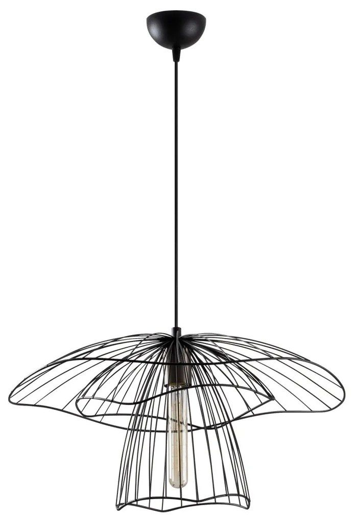 Závesné svietidlo Tel II čierne