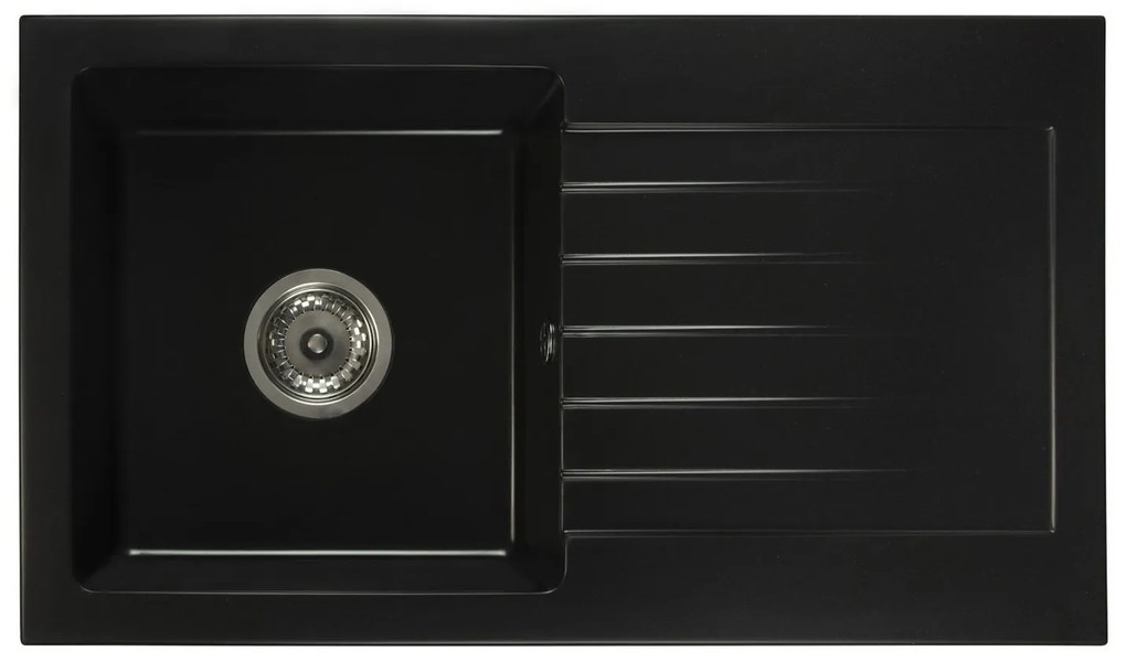 Kuchynský drez Lemmion (čierna) (bez otvoru pre batériu) (P). Vlastná spoľahlivá doprava až k Vám domov. 1065945