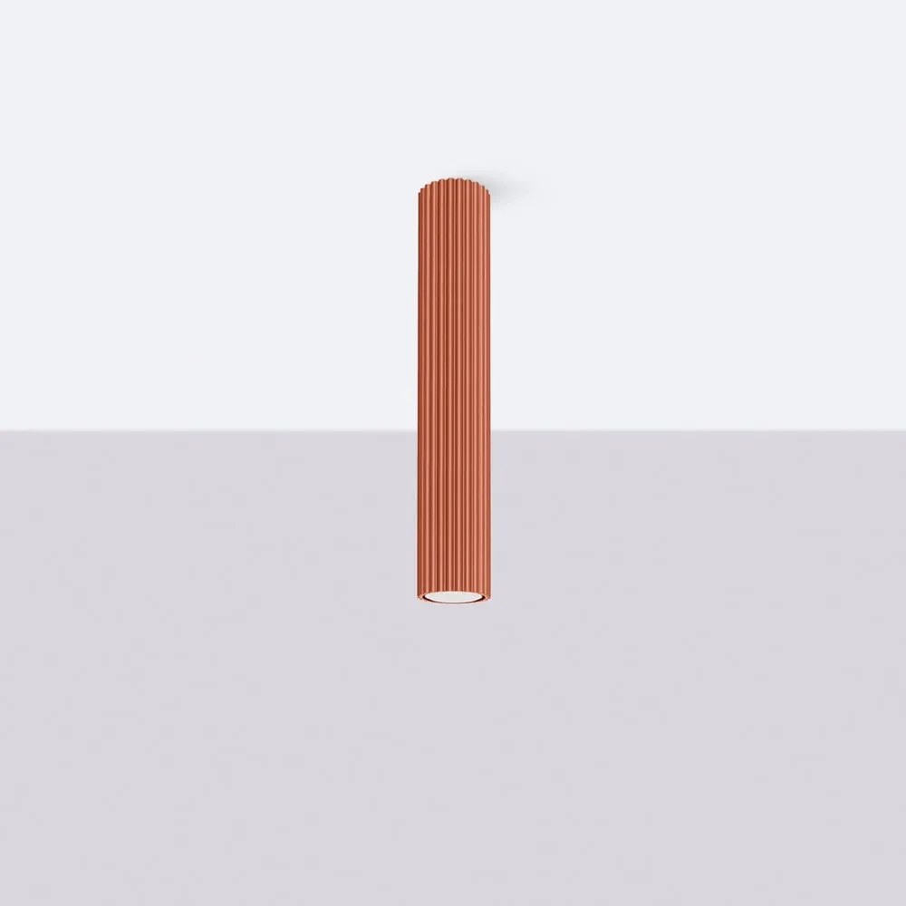 Bodové svietidlo v tehlovej farbe Gleam – Sollux