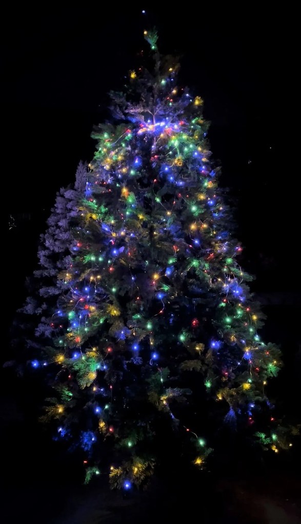 Farebné svetlá na stromček 720 LED