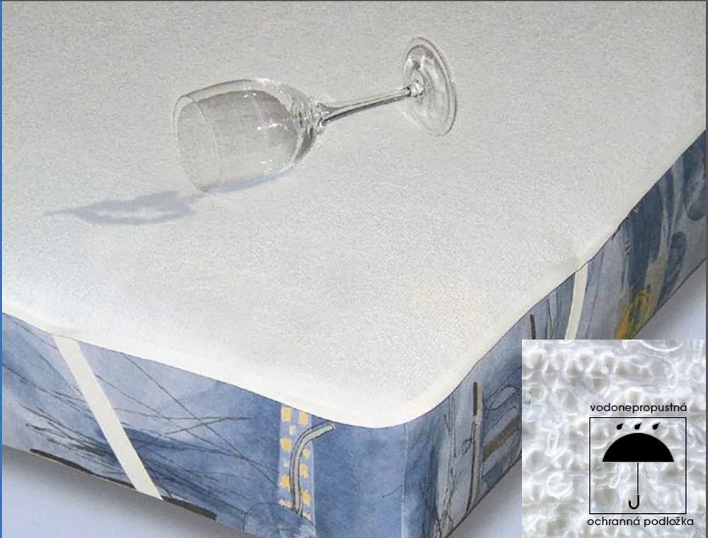 2G Lipov Nepriepustný froté PVC chránič matraca - 160x200 cm