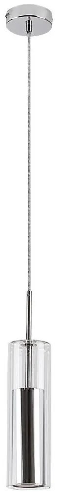 Rabalux 72046 - Luster na lanku KALEVI 1xGU10/50W/230V číra/chróm