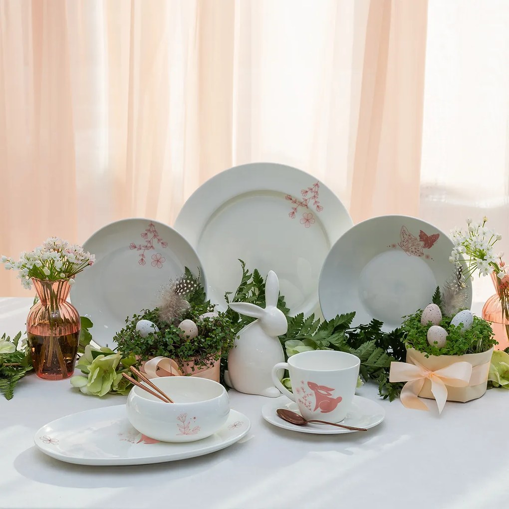 Porcelánový set 25 ks - Premium Platinum Line Easter - 490037