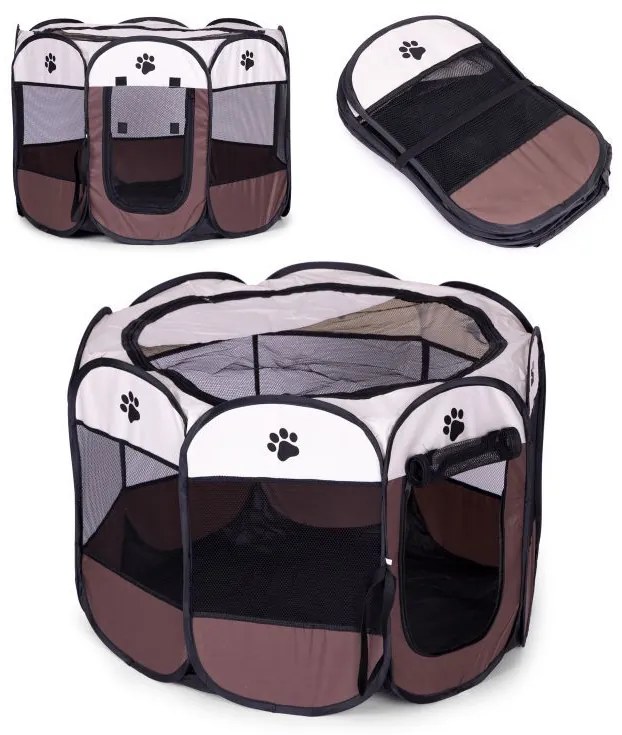 Veľká látková klietka, ohrádka, ohrádka, pelech pre psov a mačky