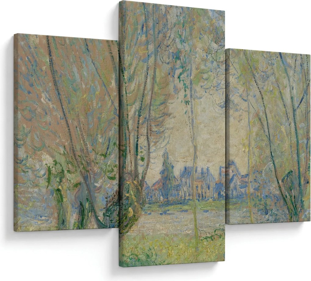 Obraz - Claude Monet, Woman Seated under the Willows, reprodukcia (90x60 cm)